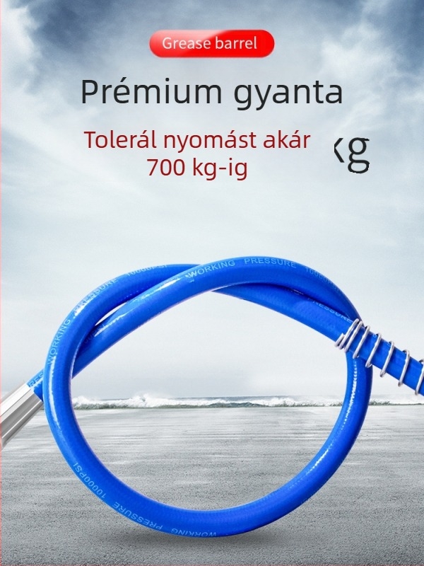 Zsírzópisztoly készlet: tömlő, robbanásbiztos csatlakozó, kézi fej a pisztolyhoz, fúvóka és csőhosszabbító — Márka: Other; Modell: Other; Alkalmazási terület: Other