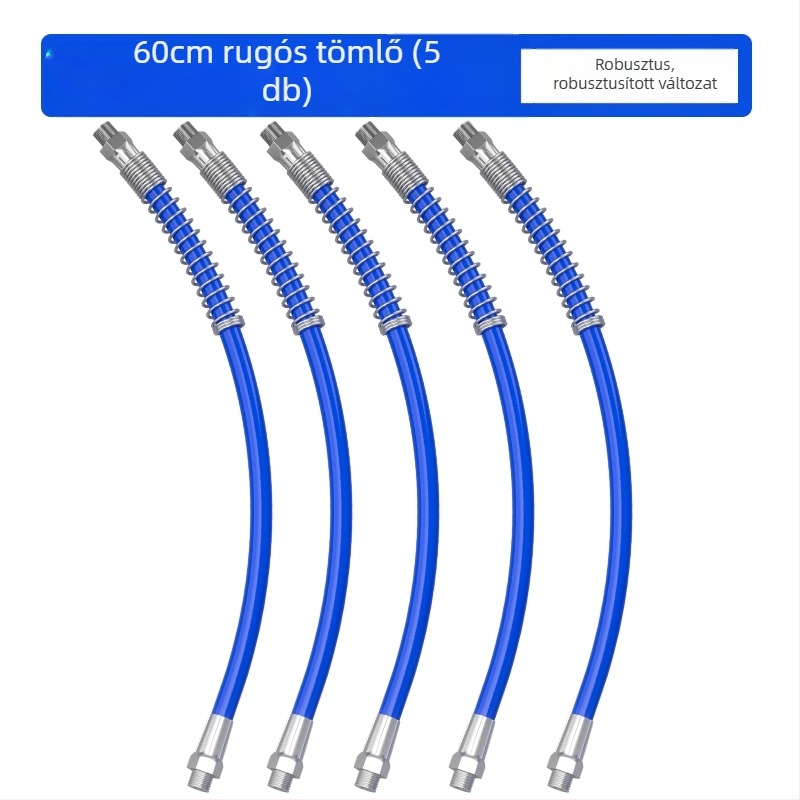 Zsírzópisztoly készlet: tömlő, robbanásbiztos csatlakozó, kézi fej a pisztolyhoz, fúvóka és csőhosszabbító — Márka: Other; Modell: Other; Alkalmazási terület: Other
