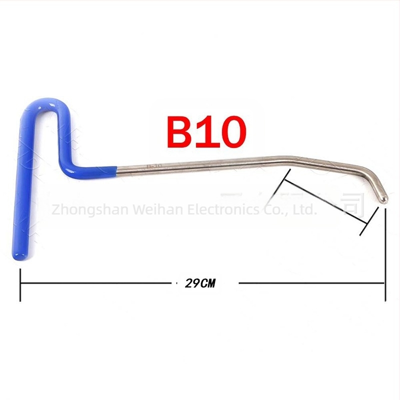 Autó horpadásjavító eszközkészlet kampókkal és emelővasakkal, 20 darabos ötvözött acél