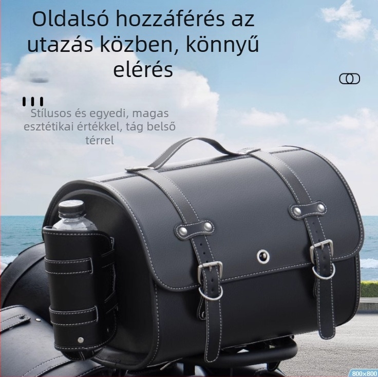 Három rekeszes csomagtartó beépített dizájnnal, modell MQ-405G12, levehető, anyag 39383820118