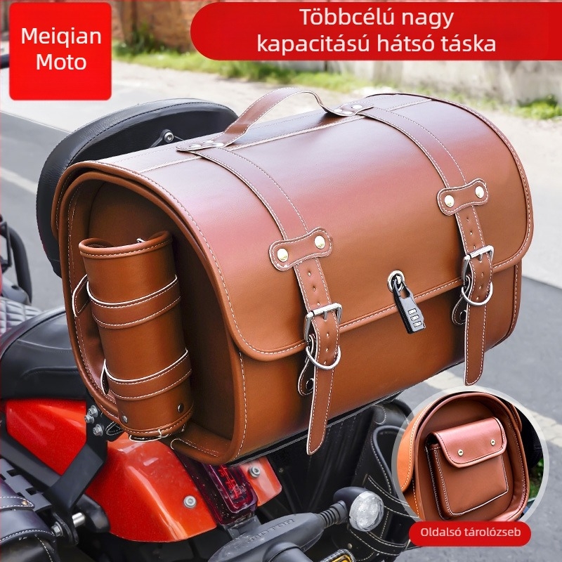 Három rekeszes csomagtartó beépített dizájnnal, modell MQ-405G12, levehető, anyag 39383820118