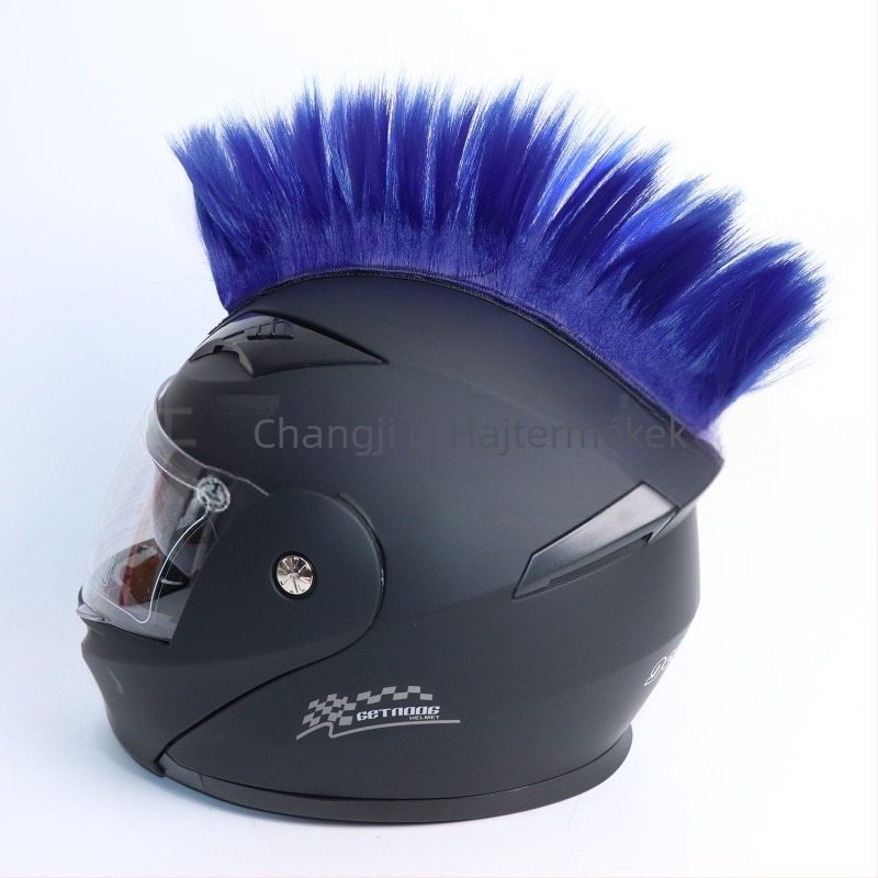 Sisak-stílusú paróka, magas hőálló vezetékből, rövid hajhossz, modell TKJF, dekoratív kellék