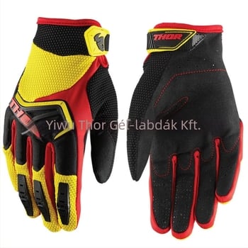 Off-road motorkerékpár kesztyűk, mikroszálas csúszásmentes anyagból, uniszex, kerékpározásra és versenyzésre, felnőtteknek