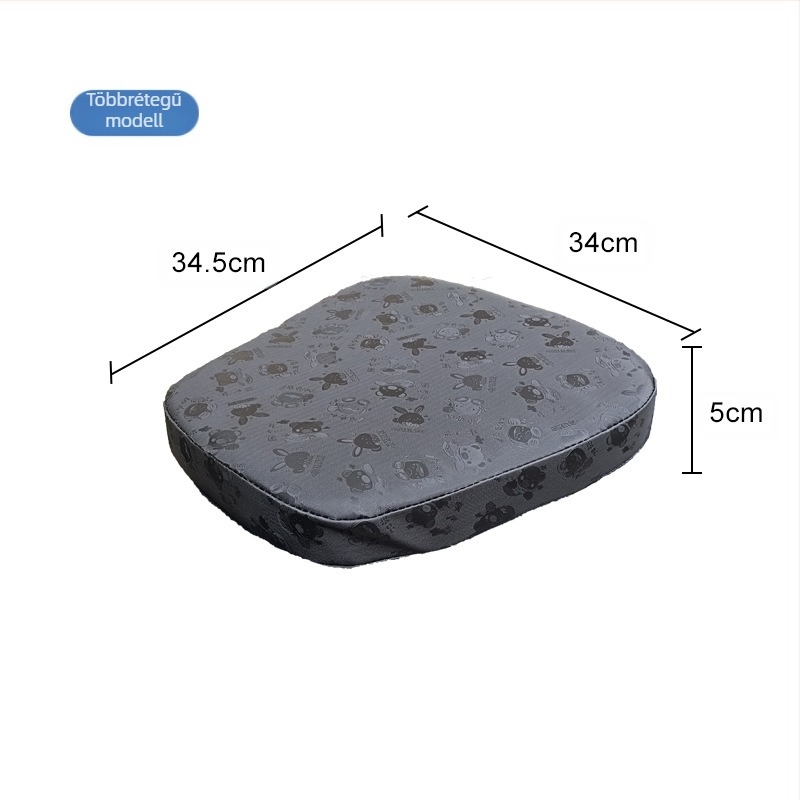 Elektromos járművek emelt ülésvédő párnája, ütéscsillapítás, PVC + szivacs, vastagított szivacs, univerzális illeszkedés