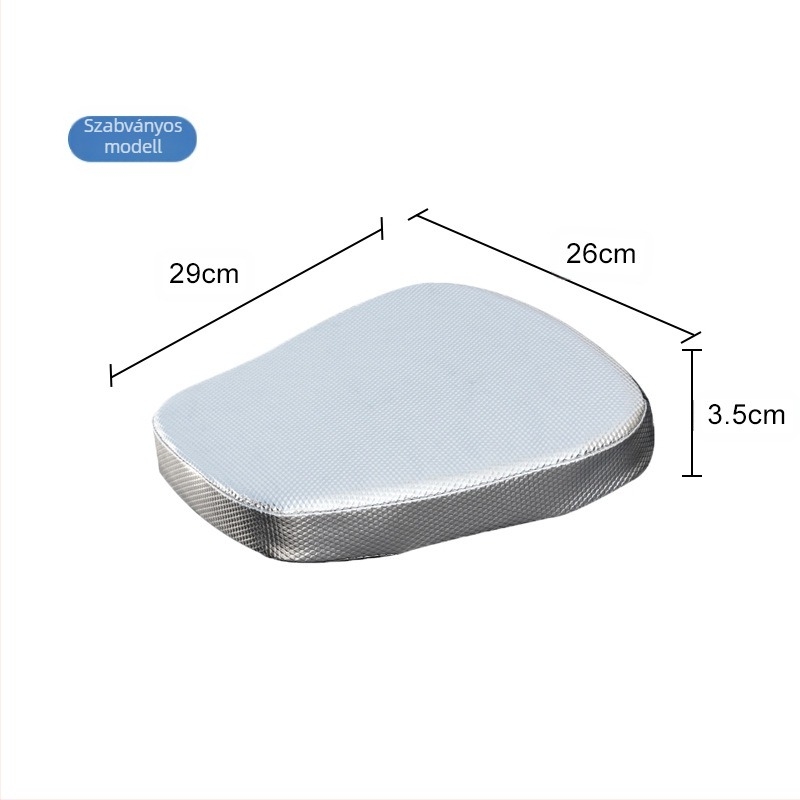 Elektromos járművek emelt ülésvédő párnája, ütéscsillapítás, PVC + szivacs, vastagított szivacs, univerzális illeszkedés