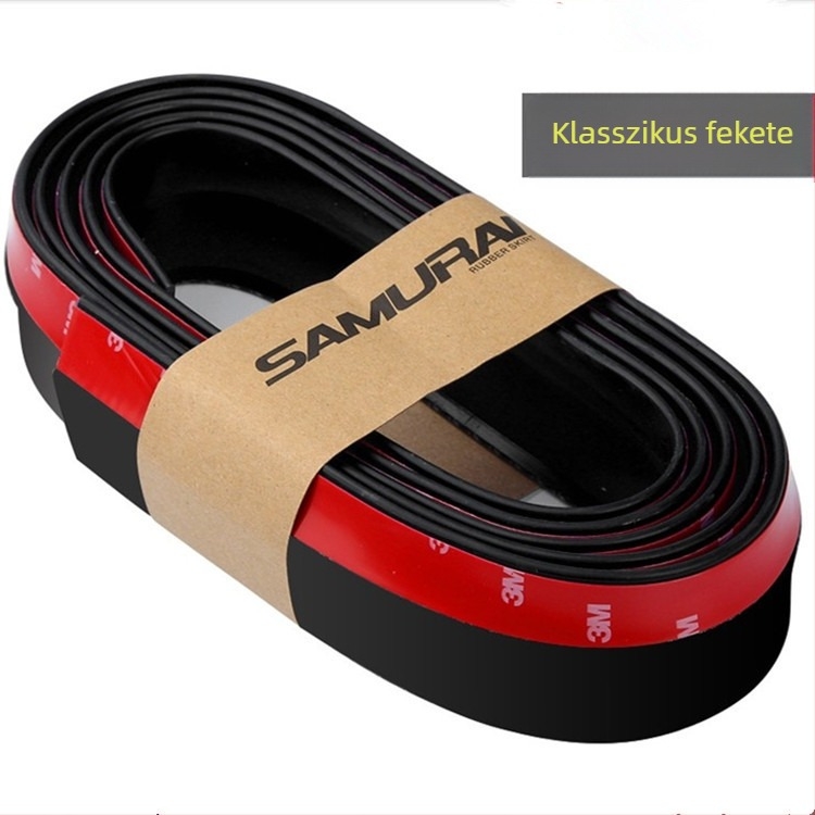 Autó első lökhárító gumilap anti-koccanás – általános illeszkedés, anyag: gumi, modell: első lökhárító