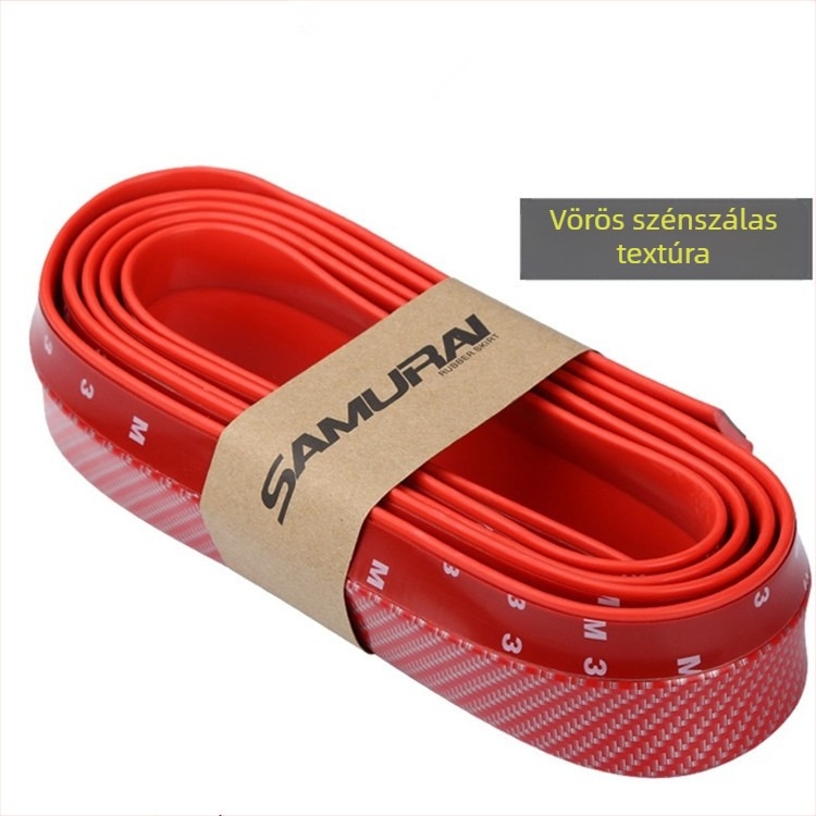 Autó első lökhárító gumilap anti-koccanás – általános illeszkedés, anyag: gumi, modell: első lökhárító