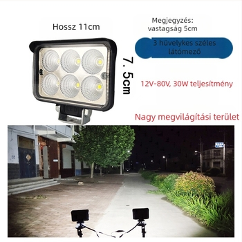 LED reflektor nehézgéphez Y32, 12V, 60W, 3000 lm, 6000K