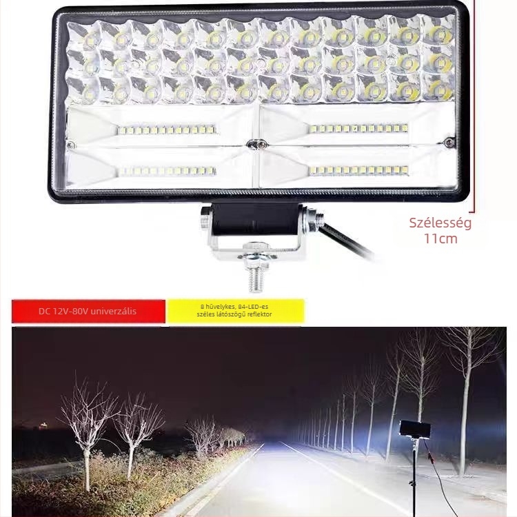 LED reflektor nehézgéphez Y32, 12V, 60W, 3000 lm, 6000K