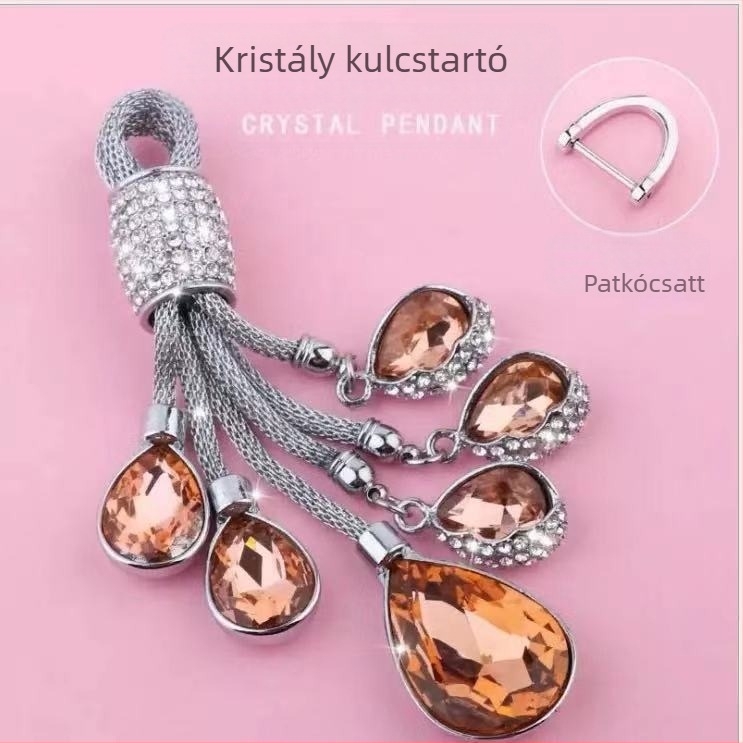 Ai Youqi autókulcstartó kristály gyémánttal, modell A03