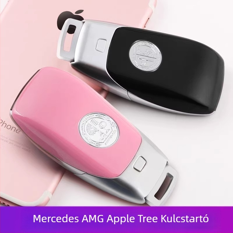 Mercedes-Benz kulcs hátoldal burkolat A-, C-, E-, S-osztály és GLB modellekhez | TPU anyag | egyszerű stílus