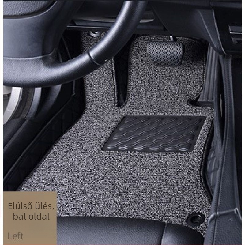 Vezetőoldali bőr autópadló, nyomtatott logó, Peugeot 301