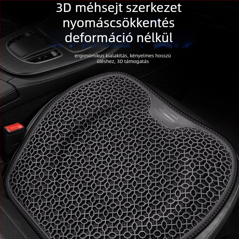 Peng Mei gél autóülés párna – négy évszakos univerzális, szellőző és lélegző