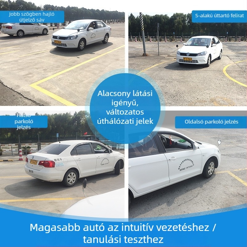 Autóülés emelő párna vezetési gyakorláshoz és jogosítvány vizsgához | PP pamut töltet | poliészter rost felület | négy évszakos használat