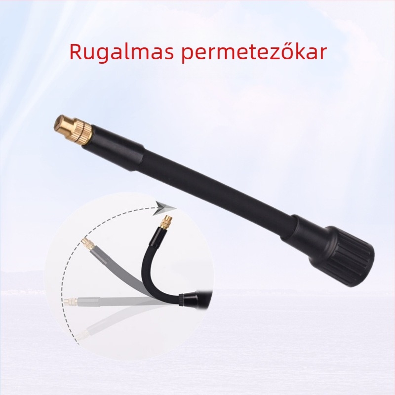 Teáskanna/öntözőfej készlet univerzális rúddal, teleszkópos hosszabbítással, habspray fej, buborékos fej
