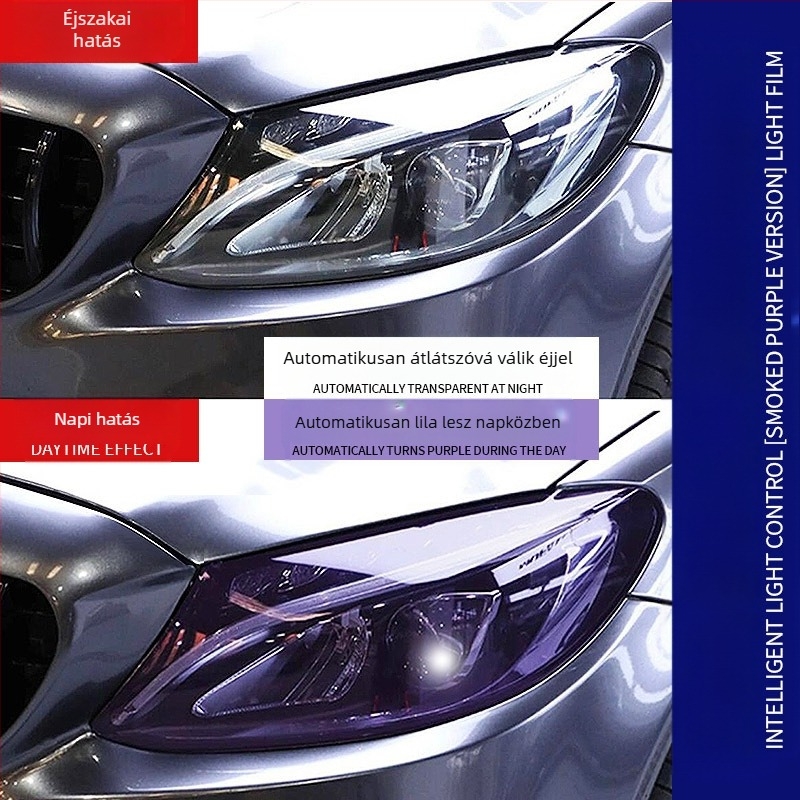 BEIJIGUANG TPU fényszóró és hátsó lámpa film – önjavító, karcolásálló védelem autókhoz