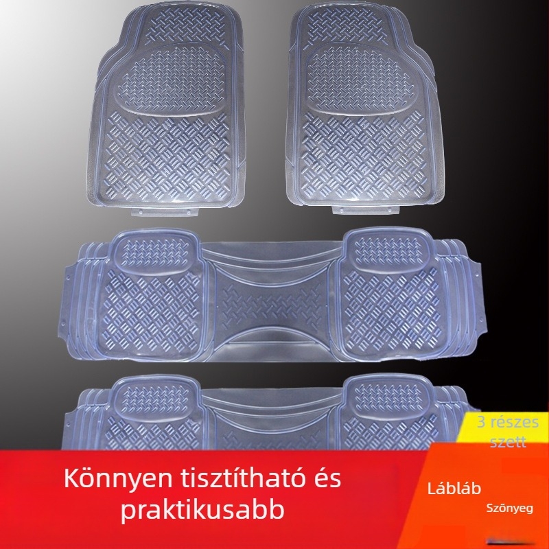 Általános autó lábmatrac, vízálló PVC, általános kompatibilitás, testreszabható