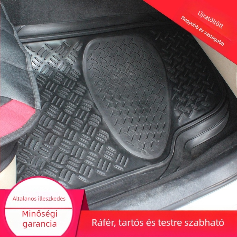 Általános autó lábmatrac, vízálló PVC, általános kompatibilitás, testreszabható