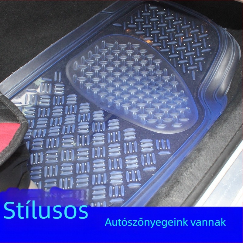 Általános autó lábmatrac, vízálló PVC, általános kompatibilitás, testreszabható