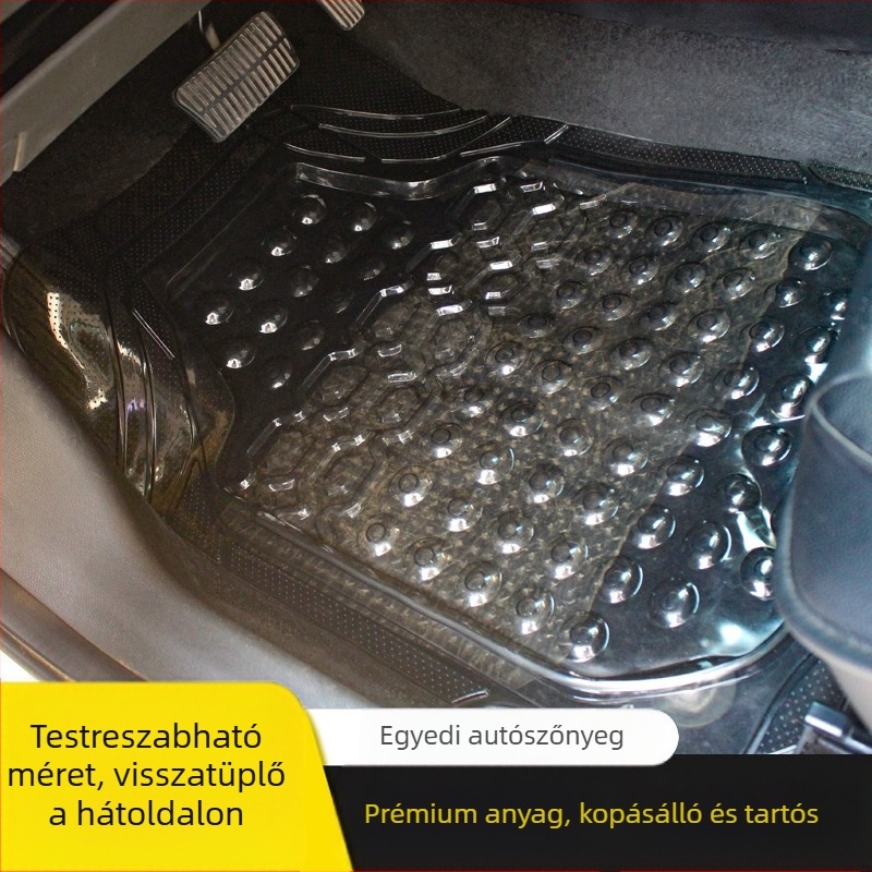 Általános autó lábmatrac, vízálló PVC, általános kompatibilitás, testreszabható