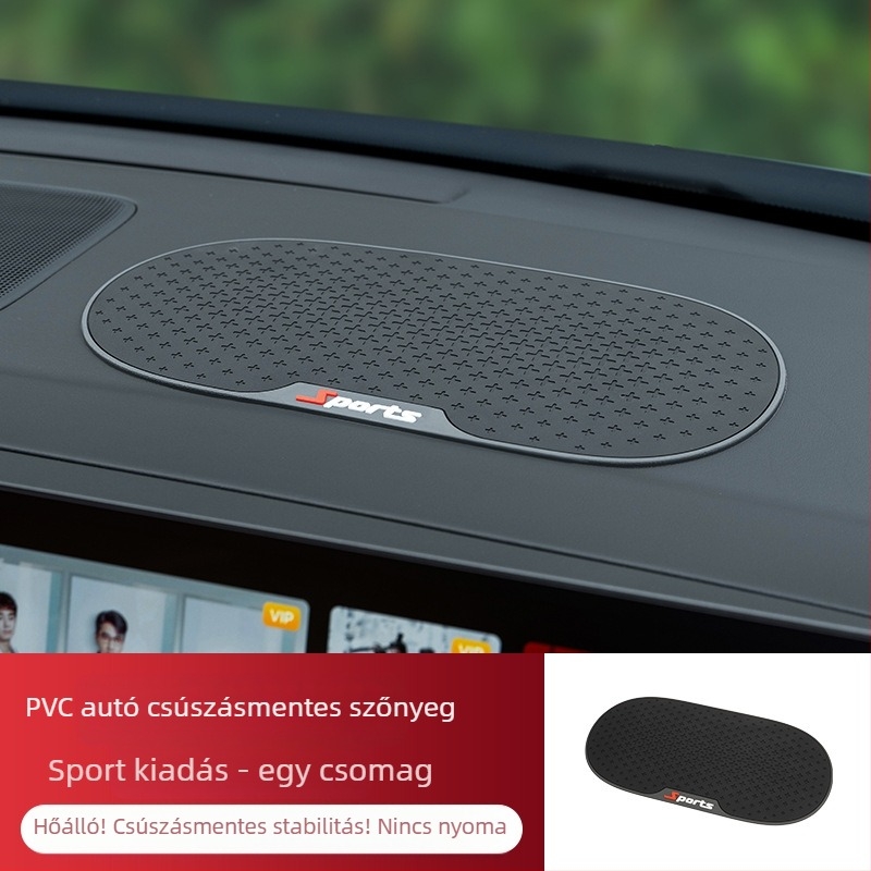 Autó műszerfal csúszásmentes matt PVC anyagból; DI Paul márka; logó nélkül; engedélyezett magánmárka