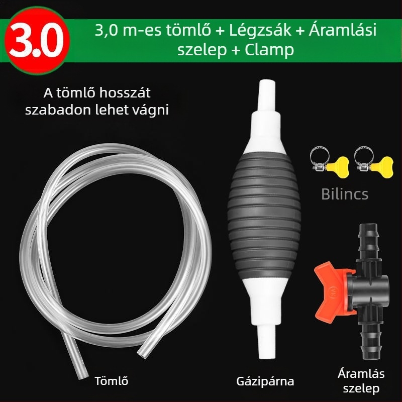 Olajszívó készülék, kézi működtetés, univerzális autókhoz, Tianshun márka