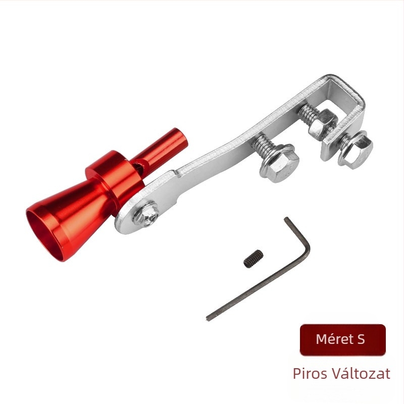 Turbo Whistler turbina sípoló autókhoz és motorkerékpárokhoz, külső kiegészítő az kipufogó hangjának imitálásához, modell EFFETTO TURBO, súly kb. 110 g, tartalmaz 1 sípot, 1 kulcs és 1 csavar