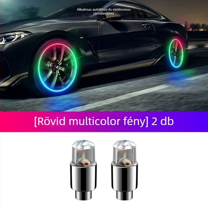 Világító tubeless szelepszár sapka – alumínium, Snap-on, olasz menet, közös magürege