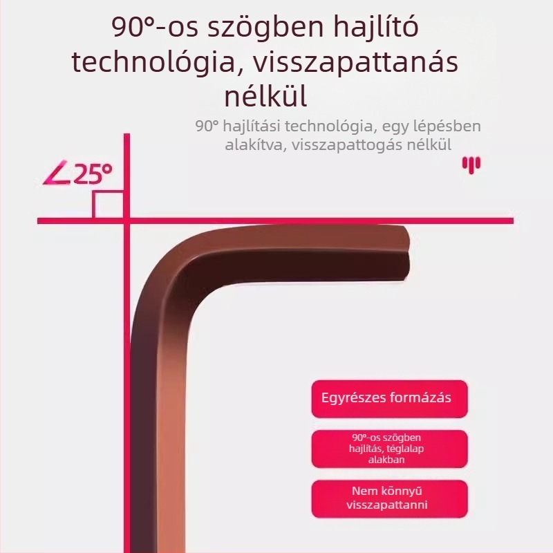 Belső hatszög imbuszkulcs készlet – magas széntartalmú acélból, nagy keménység, Cool Work