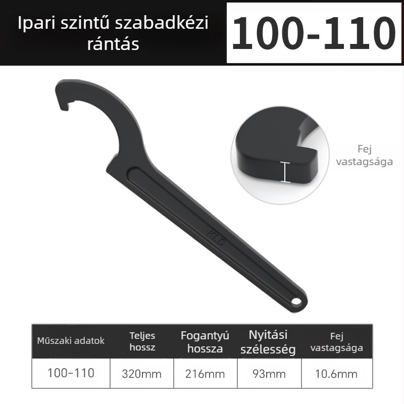 Állítható kulcs fedél háztartási vízmérőhöz, Maibu, magas széntartalmú acél