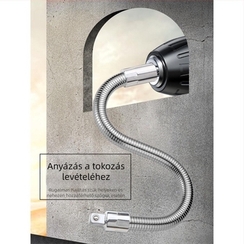 Elektromos kulcs: puha kapcsoló rúd, univerzális hosszabbító és rugalmas tengely adapter