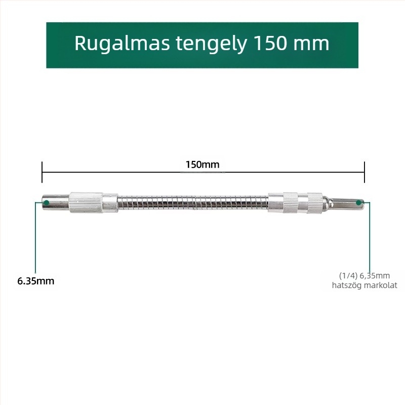 Elektromos kulcs: puha kapcsoló rúd, univerzális hosszabbító és rugalmas tengely adapter