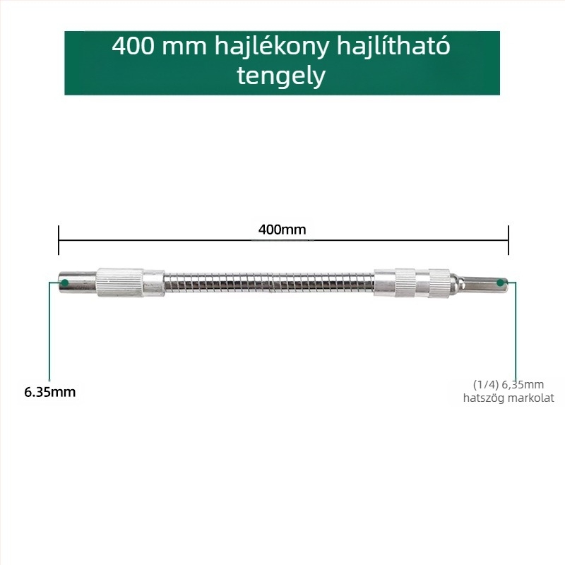 Elektromos kulcs: puha kapcsoló rúd, univerzális hosszabbító és rugalmas tengely adapter