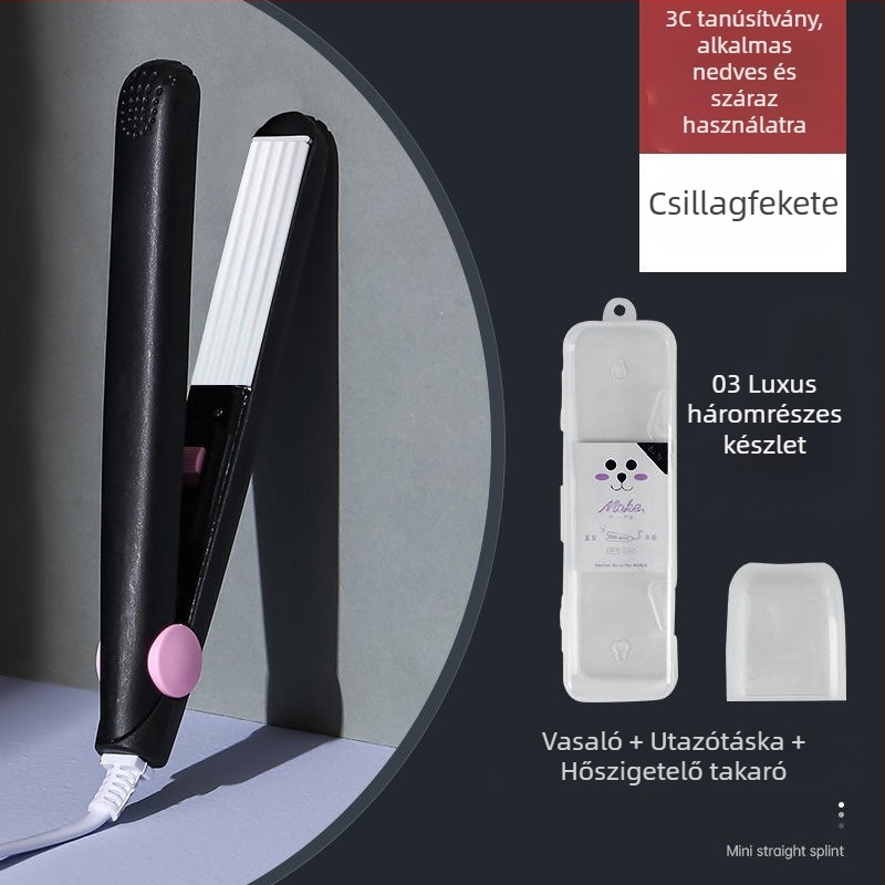 Hajcsavaró és hajvas – kettős használatú készülék, állítható hőmérséklet, 20W, 220V, környezetbarát ötvözet, formázás kevesebb mint 1 perc alatt