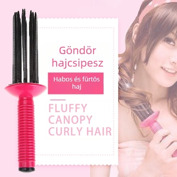 Göndörítő fésű, műanyag, Previous life márka