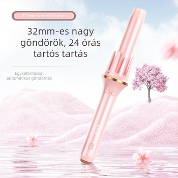 Automata göndörítő és egyenesítő vas turmalin kerámia fűtőelemmel, 35W, 110–220V AC, 3 hőmérséklet-beállítás