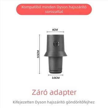 Dyson hajszárító curling tartozék kétirányú tekercselőfej nagy hullámokhoz — PA66 magas hőálló anyag, 220V, 1600W, kompatibil minden Dyson szárítóval (hs01/05), funkció: hajformázás