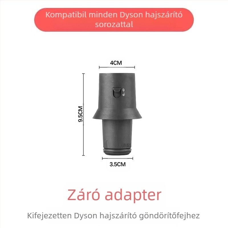 Dyson hajszárító curling tartozék kétirányú tekercselőfej nagy hullámokhoz — PA66 magas hőálló anyag, 220V, 1600W, kompatibil minden Dyson szárítóval (hs01/05), funkció: hajformázás