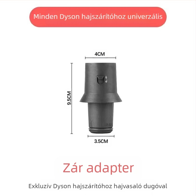 Dyson hajszárító curling tartozék kétirányú tekercselőfej nagy hullámokhoz — PA66 magas hőálló anyag, 220V, 1600W, kompatibil minden Dyson szárítóval (hs01/05), funkció: hajformázás