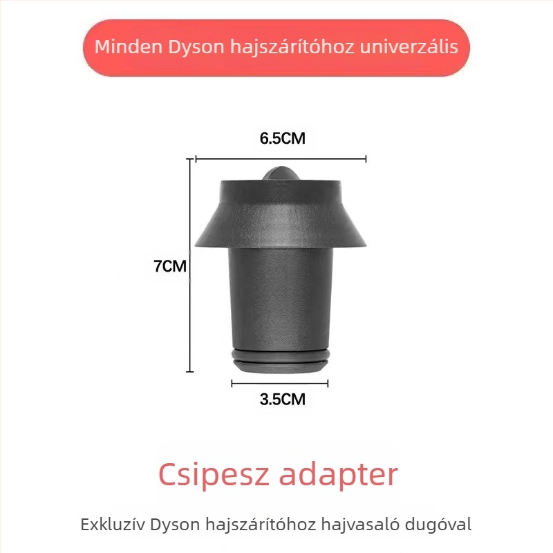 Dyson hajszárító curling tartozék kétirányú tekercselőfej nagy hullámokhoz — PA66 magas hőálló anyag, 220V, 1600W, kompatibil minden Dyson szárítóval (hs01/05), funkció: hajformázás