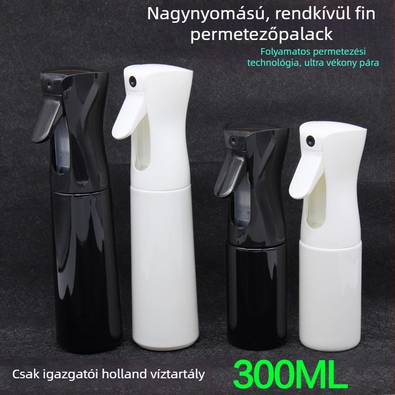 Műanyag permetező palack alkoholtartalmú fertőtlenítésre — nagy nyomású, ultra finom permet, fodrászati szalonhoz, Dutch Kettle (Plastic; Sprinkler/Spray Bottle; Brand: Dutch Kettle; Applicable: Alcohol disinfection, hair salon)