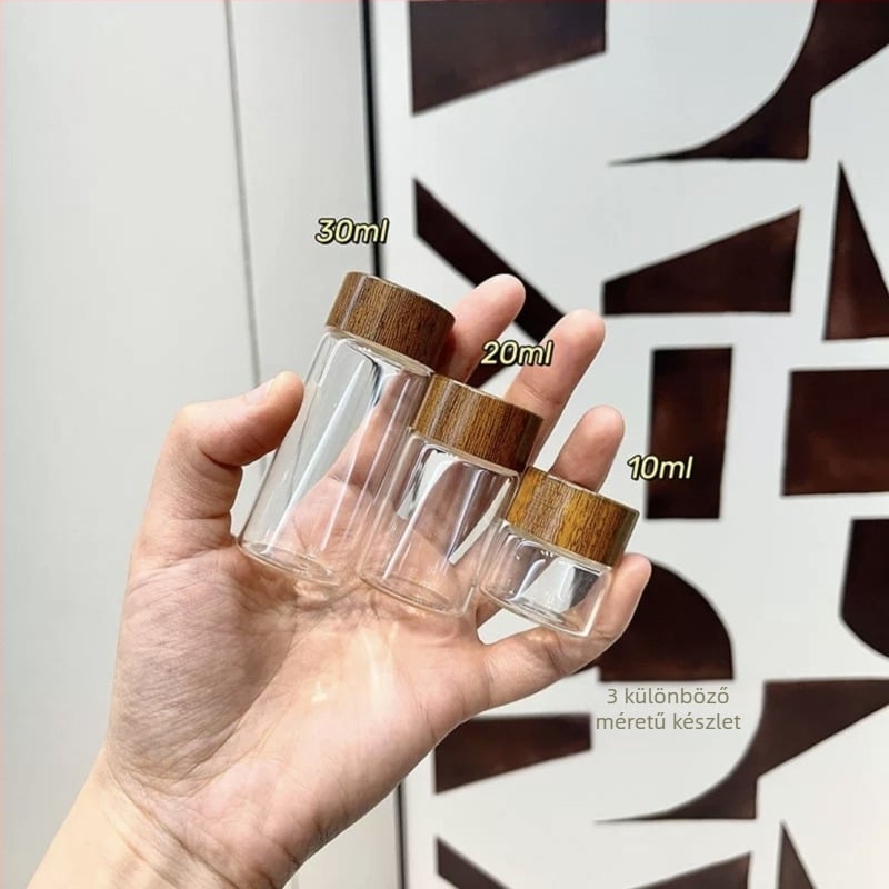 Üveg tárolóüveg zárható fedővel, retro nosztalgikus stílus - Other Homes