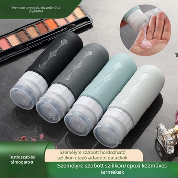 Nyson szilikon sampon és tusfürdő üveg — öntött forma, PVC cipzáras csomagolás