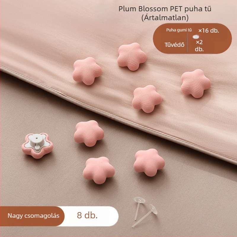 Paplan- és lepedő tartó láthatatlan rögzítővel, tűszúrás nélkül, ABS + pamut, Zhejiang