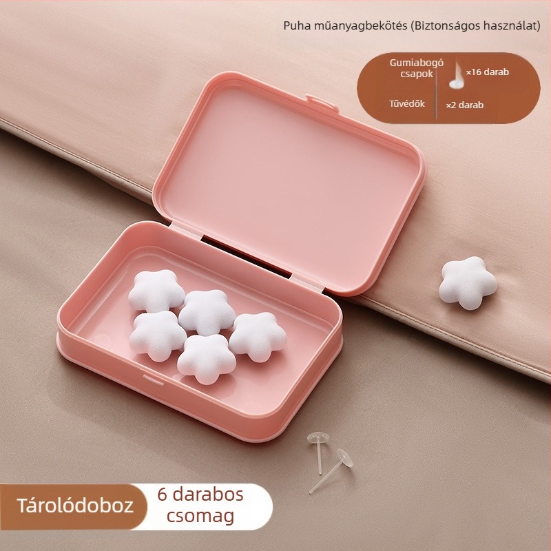 Paplan- és lepedő tartó láthatatlan rögzítővel, tűszúrás nélkül, ABS + pamut, Zhejiang