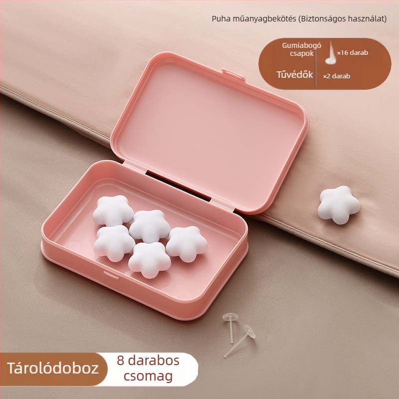 Paplan- és lepedő tartó láthatatlan rögzítővel, tűszúrás nélkül, ABS + pamut, Zhejiang