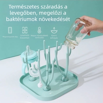 Cumisüveg szárító állvány és babafelszerelés tároló; Brand: Other; fogantyú nélkül; Nem importált