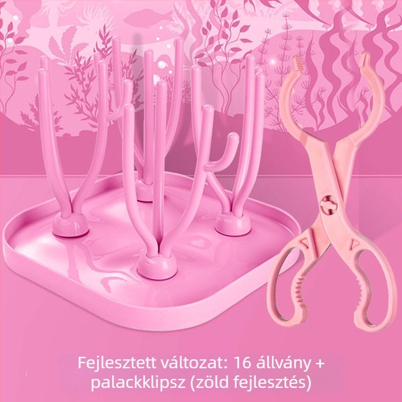 Cumisüveg szárító állvány és babafelszerelés tároló; Brand: Other; fogantyú nélkül; Nem importált
