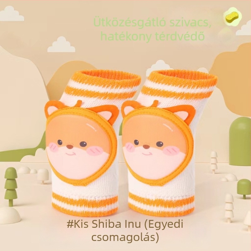 Baba térd- és könyökvédő szett – nyári vékony, A osztályú védők újszülötteknek, a járás tanulásához és a mászáshoz