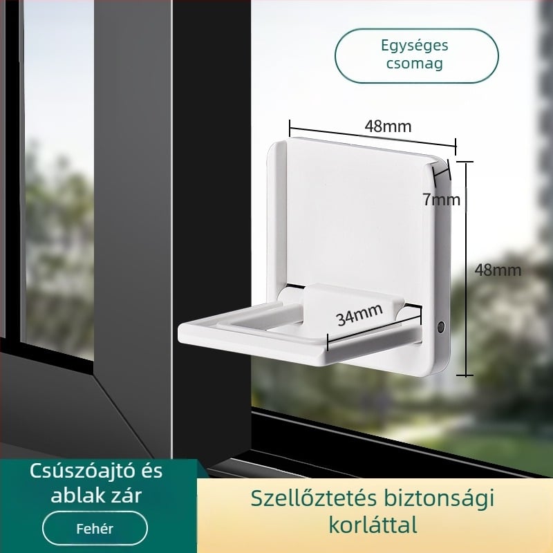 Ablak- és tolóajtó biztonsági stopper záróval – Modell TJ20231215M001, PVC